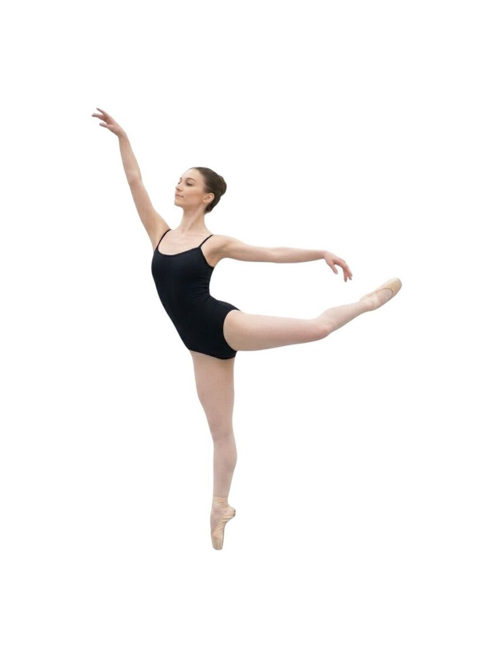 Bloch Black Camisole Leotard Nejor Style Ballet Dance Size S NWT
